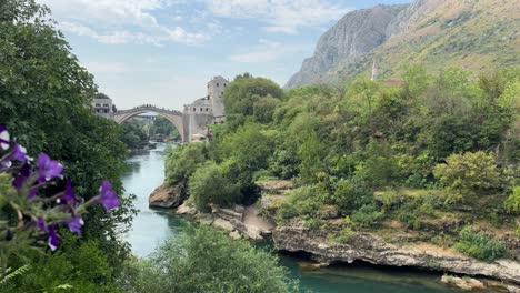 mostar old town city bridge bosnia and herzegovina balkan balkans country stari most