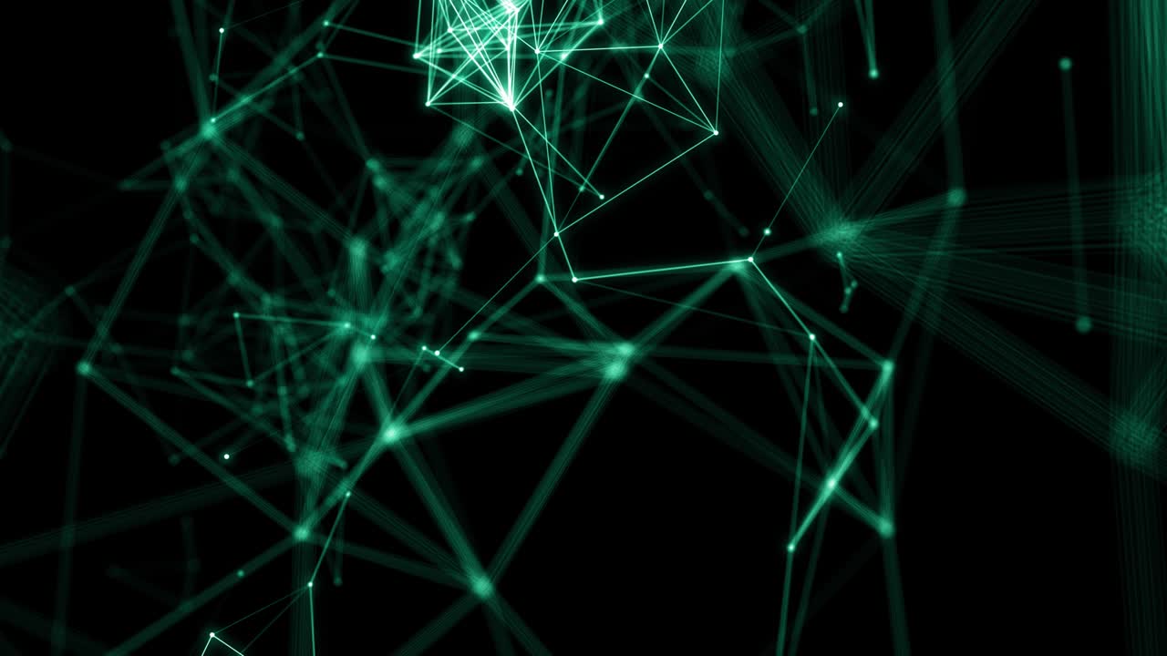 Plexus abstract network titles technology science background loop