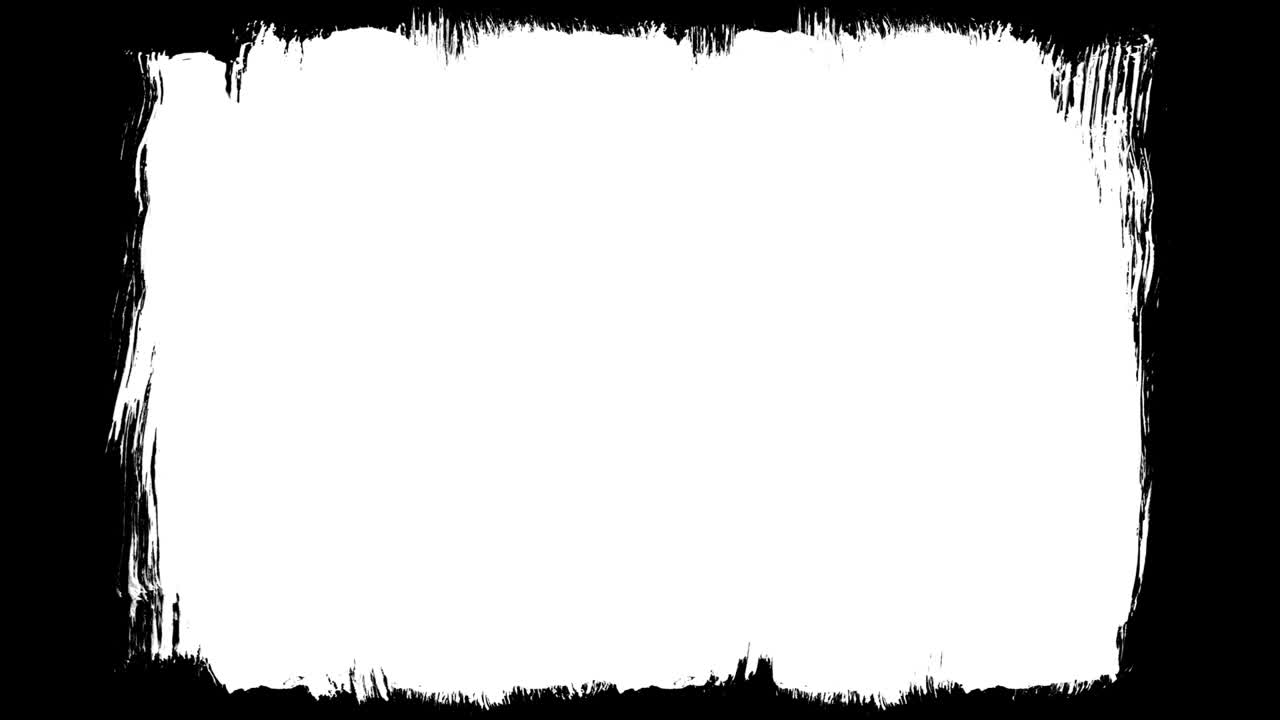 White Paint Brush Stroke Reveal Transition