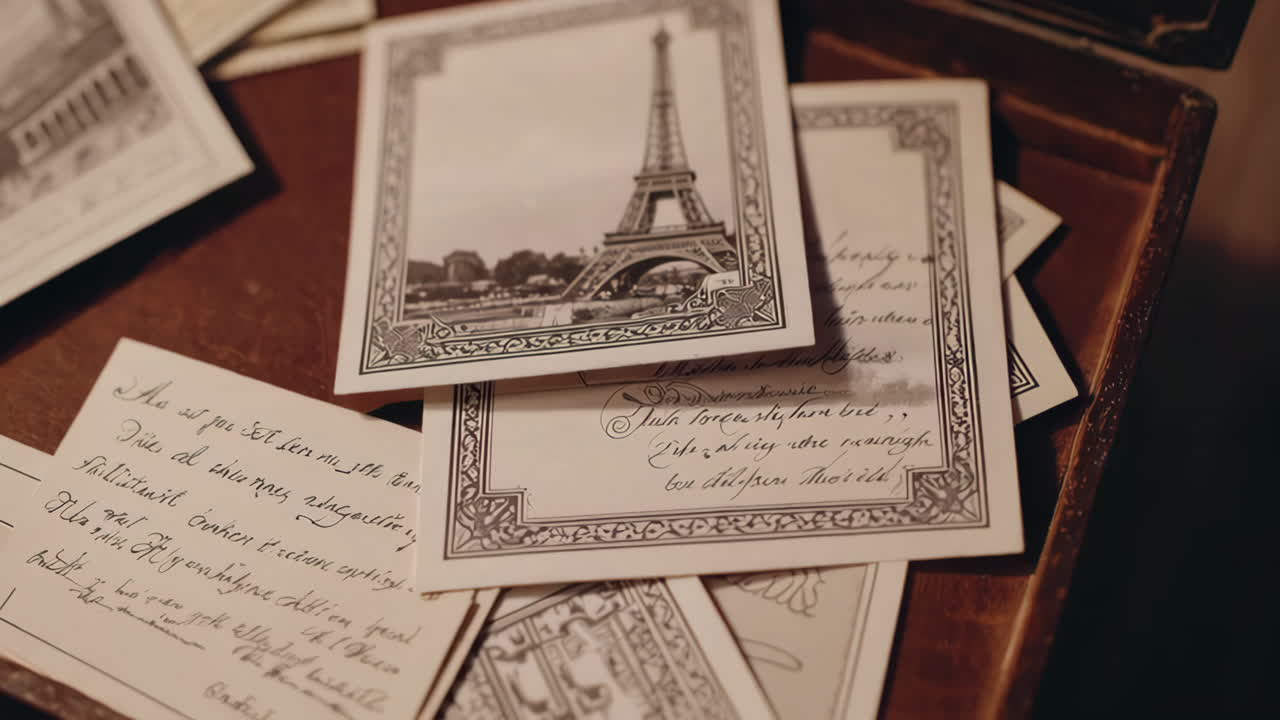Vintage Postcards from Paris
