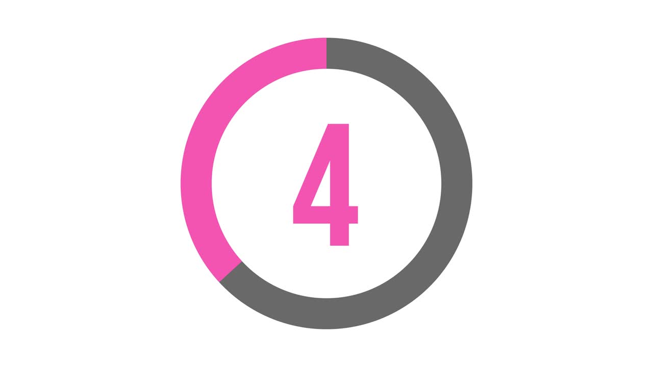 temporizador de cuenta atrás para el video de entrenamiento