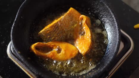 fried fish in a pan