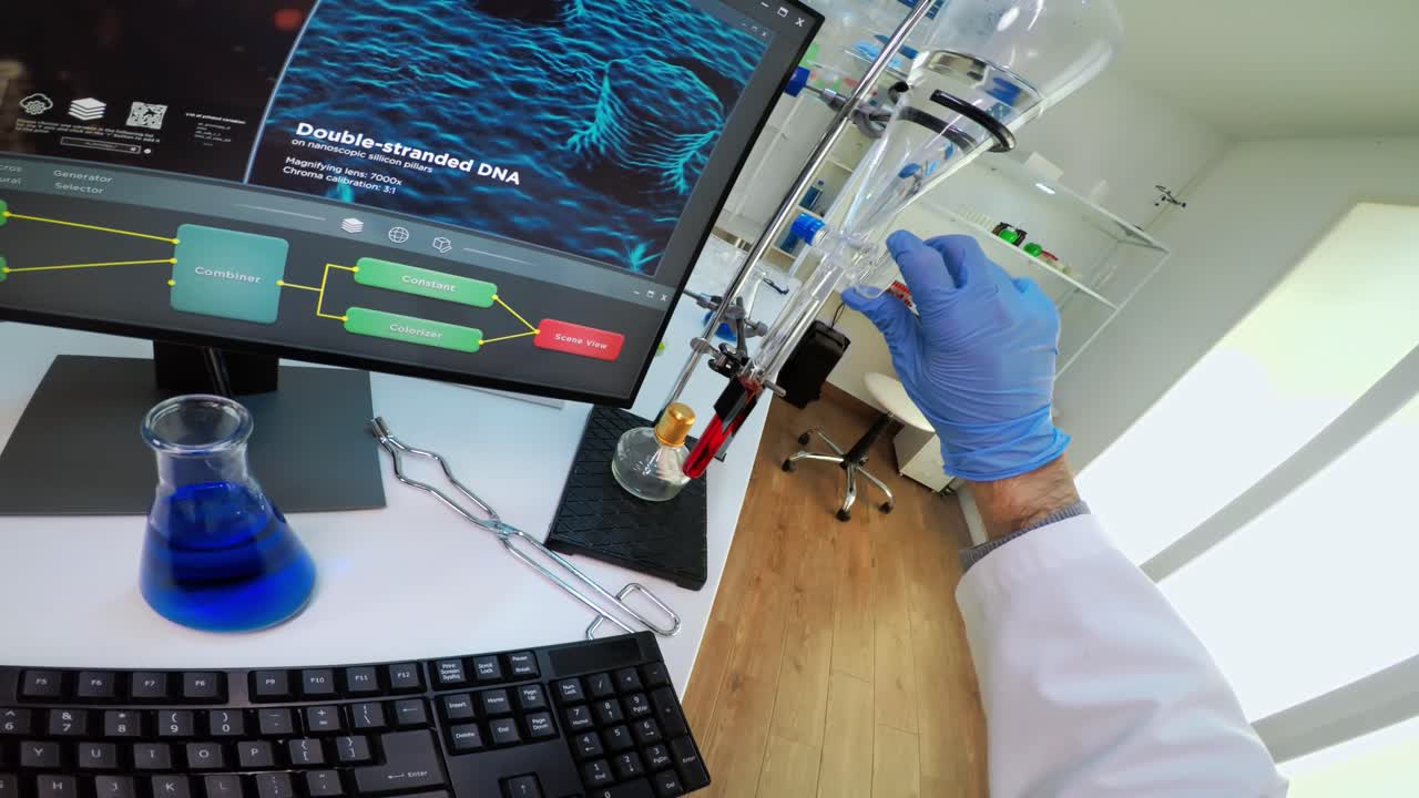 Laboratory research on double-stranded DNA