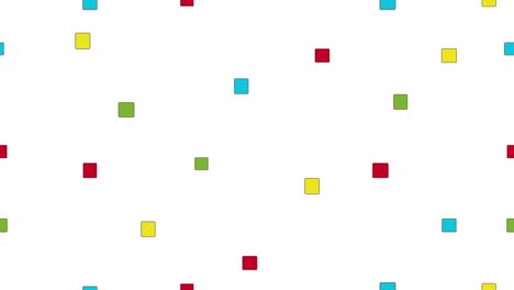 animación de confeti simple y manuscrita con fondo blanco