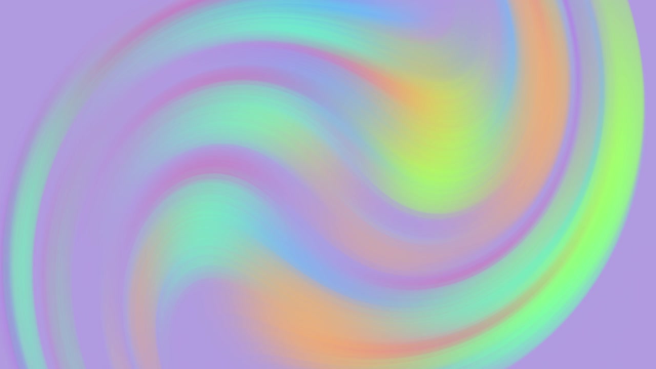 다채로운 밝은 색이 끊임없는 루프로 움직입니다.