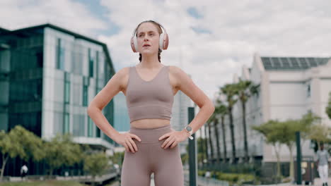 woman exercising outdoors