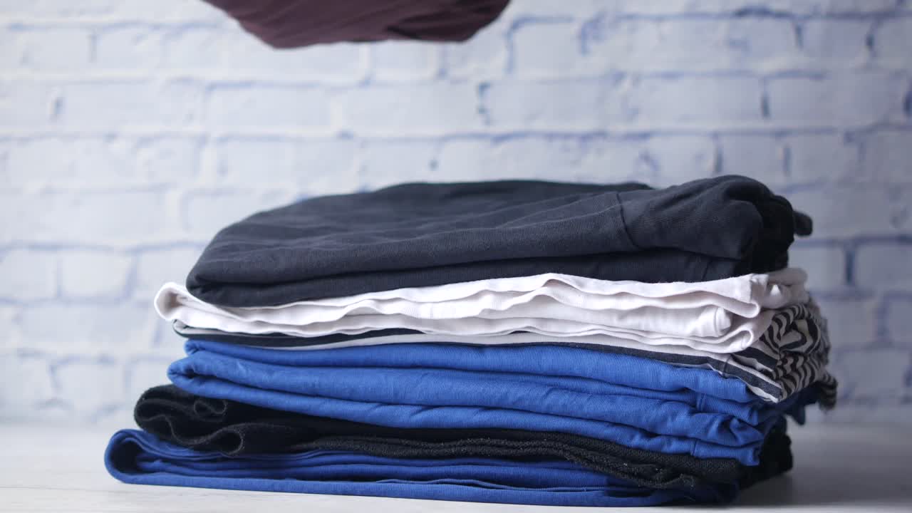 Stack of Folded Clothes