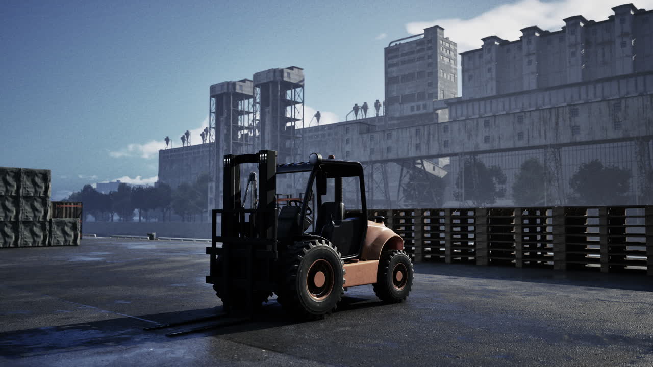 Forklift in Industrial Setting