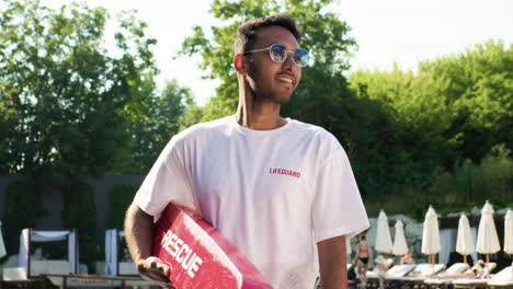 Lifeguard-by-the-pool