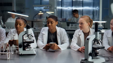 scientists in laboratory setting