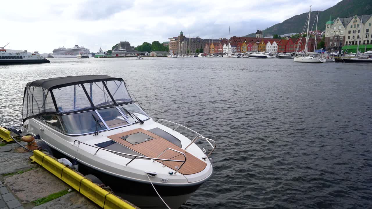 Porto anseatico storico a Bergen, Norvegia.