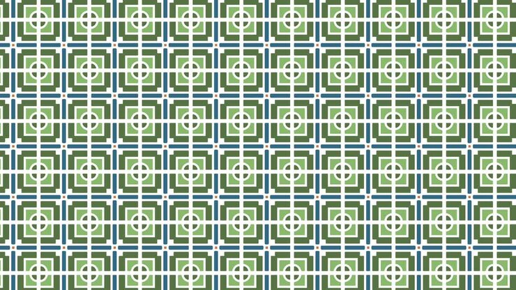 2D graphic video pattern that moves to the lower right with zoom out, composed of designs and shapes with multicolored textures