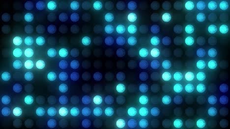 round neon led wall lights vj loops 4k