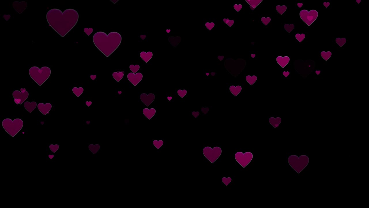 런타인 데이의 은 심장 배경 - 성 발렌타인 인사 카드 모션 디자인