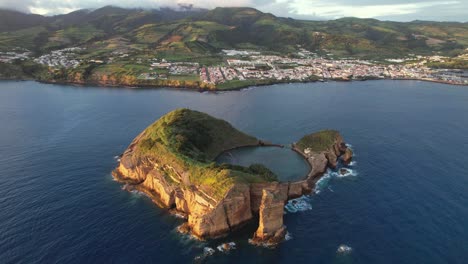 scenic islet of vila franca do campo, sao miguel