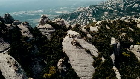 rocky landscape montserrat, spain