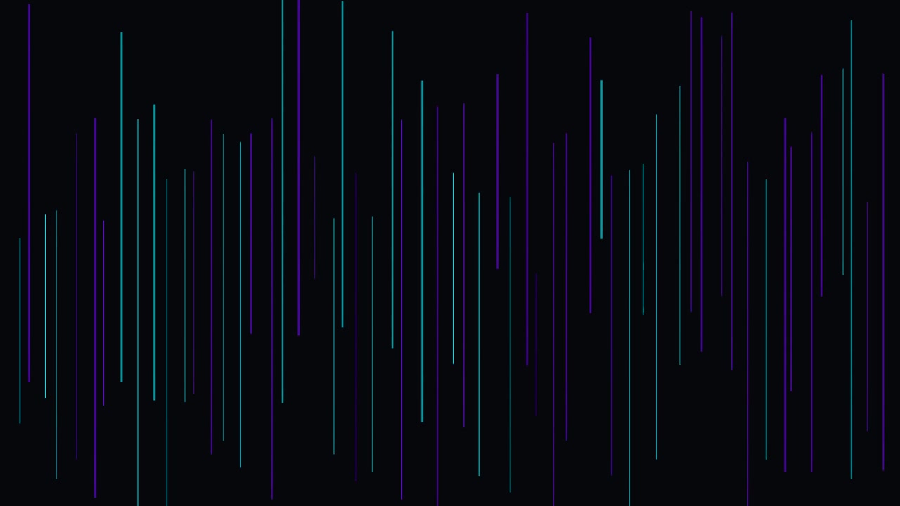 Abstract Digital Sound Wave Visualization with Vertical Lines