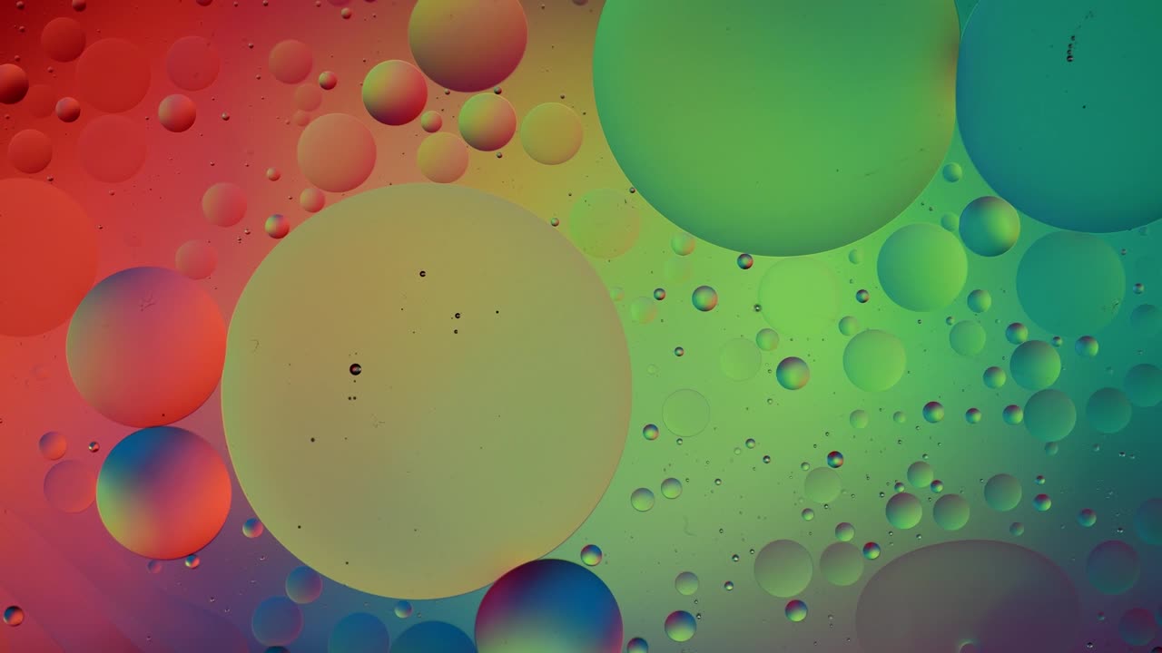 Abstract Colorful Bubbles