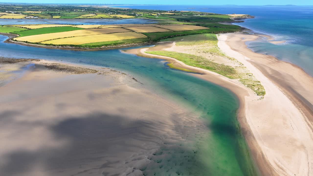 Ireland epic Locations dramatic coast of Ireland Bannow Bay Wexford shallow inlet to Bannow bay on a summer morning in June