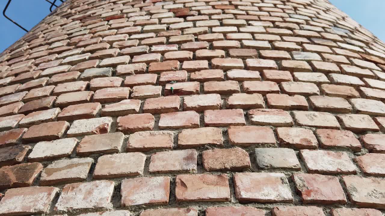 A symbolic chimney of an abandoned brick factory in Eskisehir-Turkey.