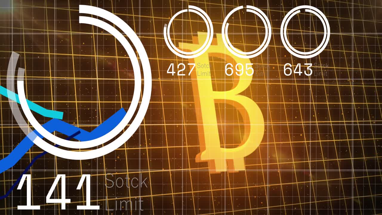 Animasi pemrosesan data di atas bitcoin
