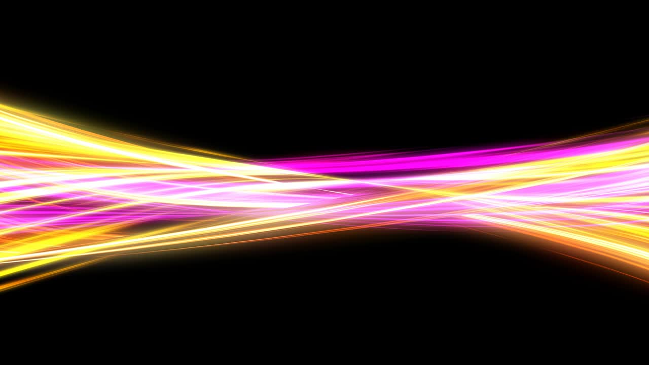 네온 줄무 빛나는 선으로 현대적 추상적인 배경