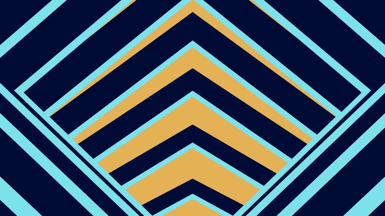 Abstract Motion Flat Shaded Tunnel , Arctic Ocena Dark Light Blue, Seamless Loop