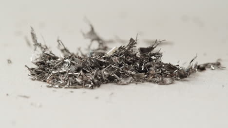 metal shavings