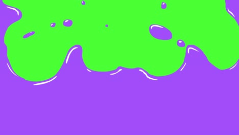 liquid transition 2d animation pack of 3 clips isolated on green screen background 4k