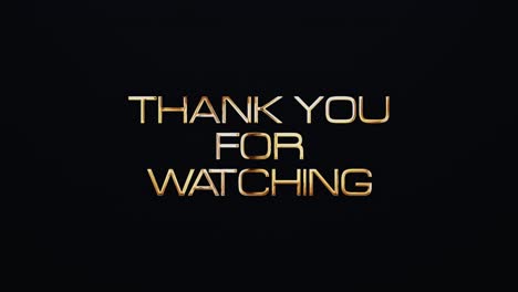 thank you for watching text word gold light animation loop with glitch text effect. 4k 3d seamless looping thank you for watching effect element for cinema trailer, sales marketing title banner. old gaming console