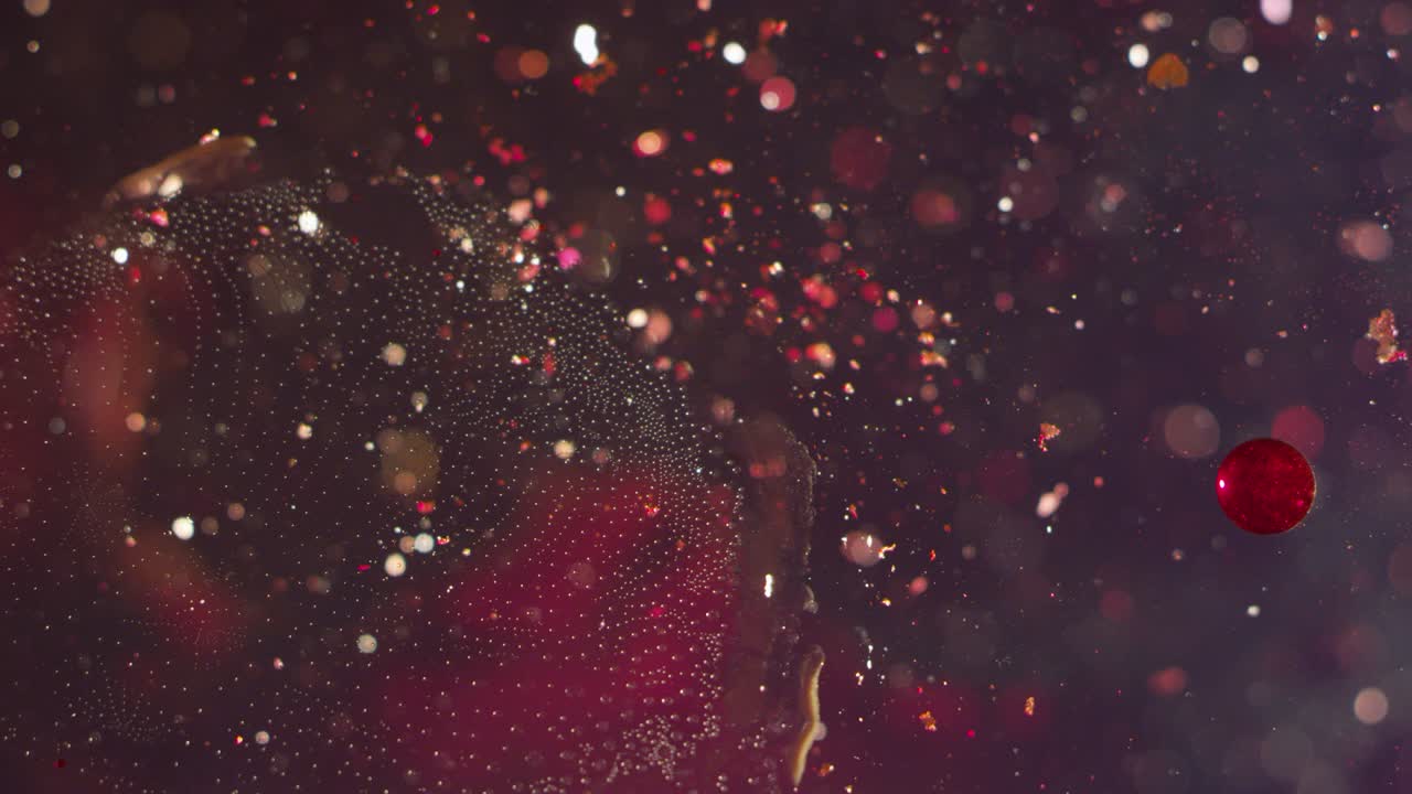 Abstract red liquid galaxy explosion texture background