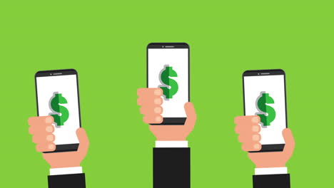 economía y finanzas manos usando teléfonos inteligentes