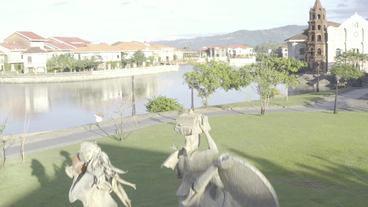 La Casas Filipinas De Acuzar is a resort style hotel complex with beach activities. The buildings were built by Spanish settlers more than 100 years ago and have been restored