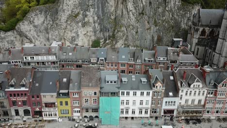 aerial drone footage of dinant