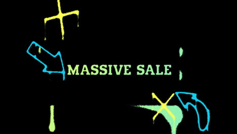 Words-Massive-Sale-drawing-with-paint