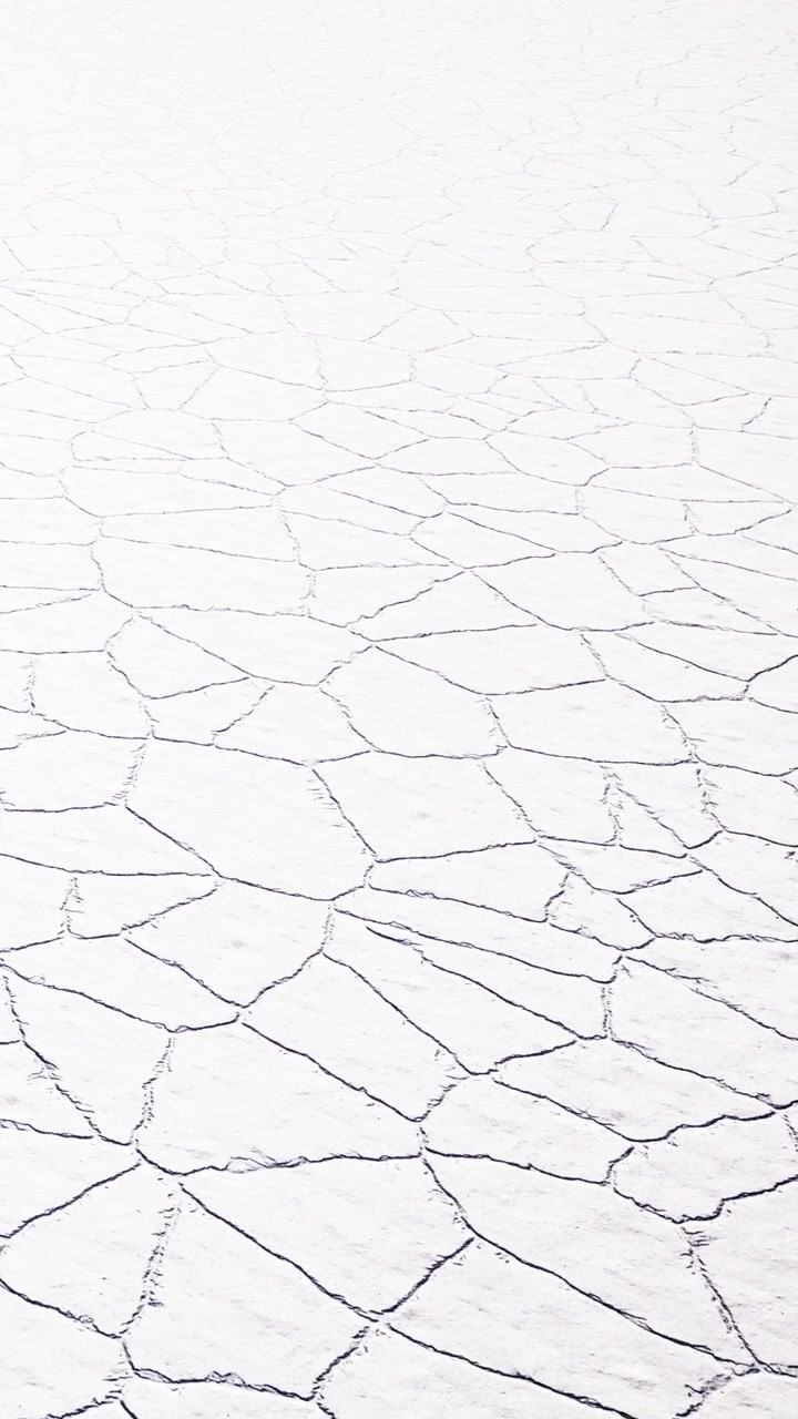 Cracked surface of dry land in bright sunlight during midday