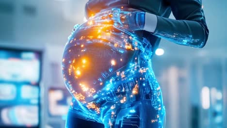 futuristic ai pregnancy