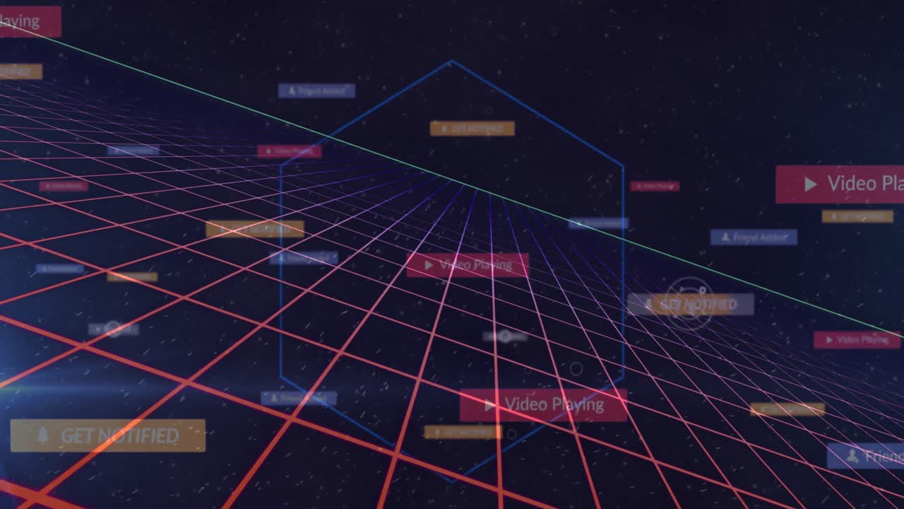 미디어 아이콘 위로 움직이는 모양의 애니메이션