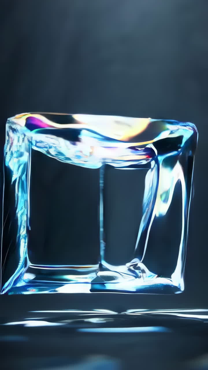 Ice Cube Abstract Art