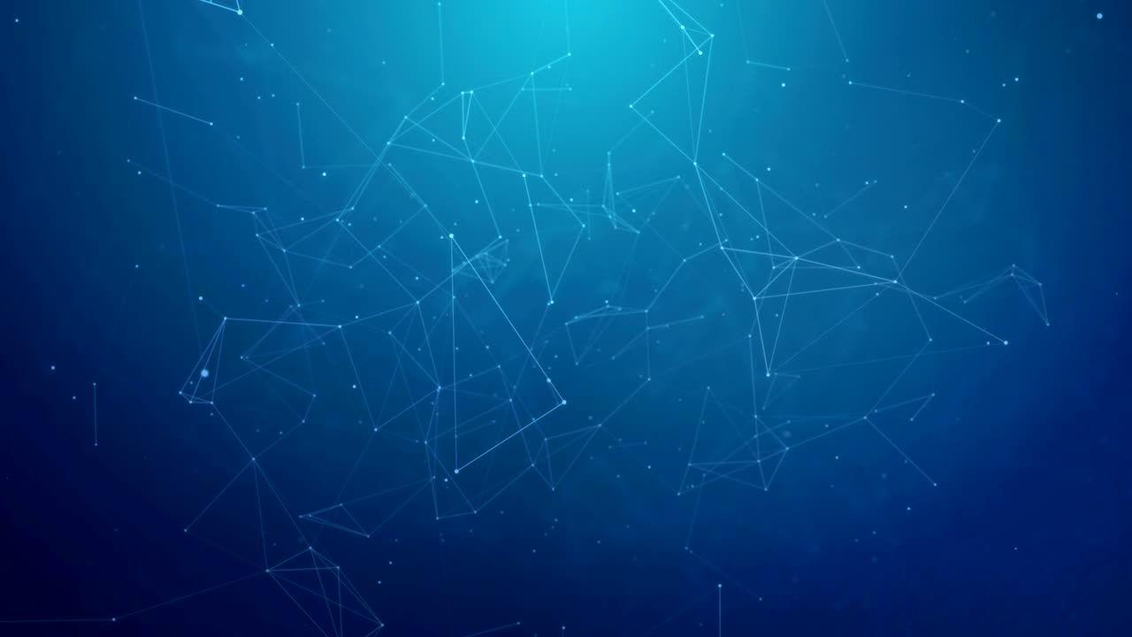 Geometric abstract background with connected line and dots.