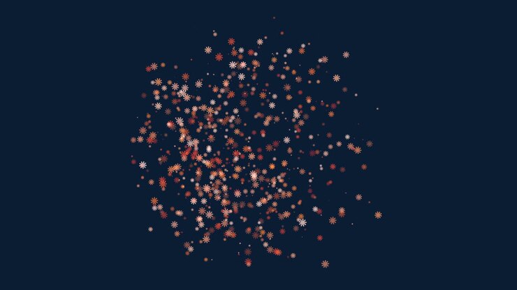 voler de la neige d'hiver sur le ciel nocturne