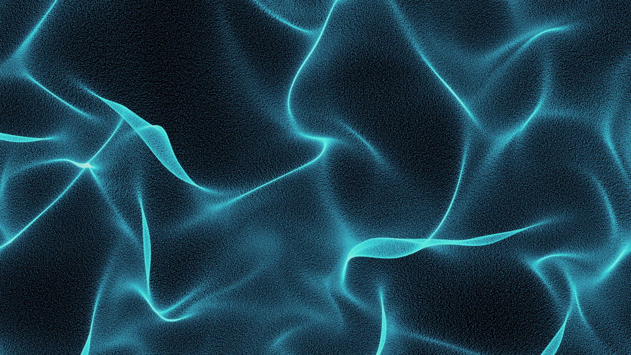 Abstract Teal Fluid Pattern