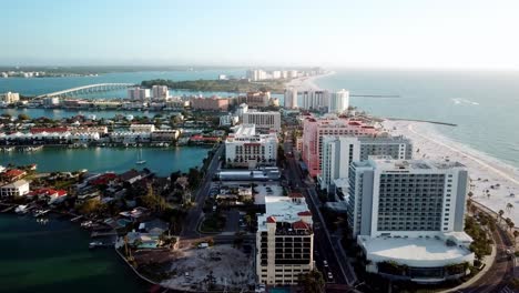 clearwater florida, clearwater beach aerial