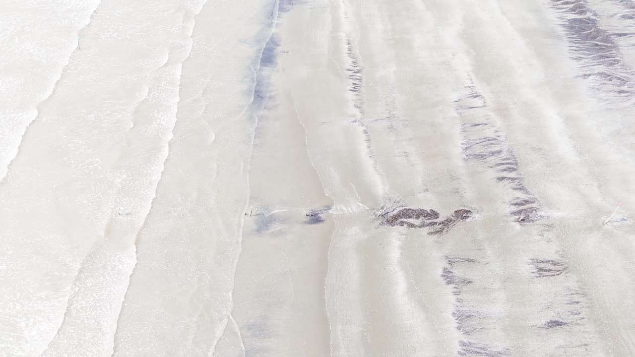 Aerial View of the Beautiful Coastline in Vietnam.