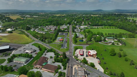 small town america during spring