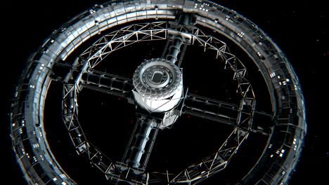 estación espacial circular