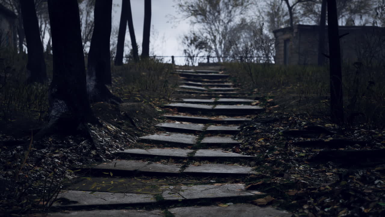 숲 속 의  ⁇ 은 버려진 차고