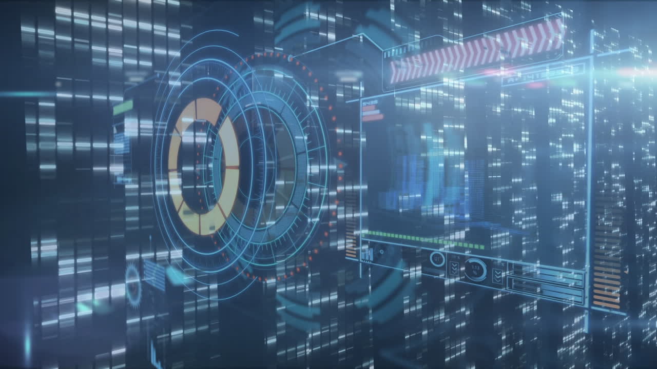 Animation of scope scanning and data processing over computer servers