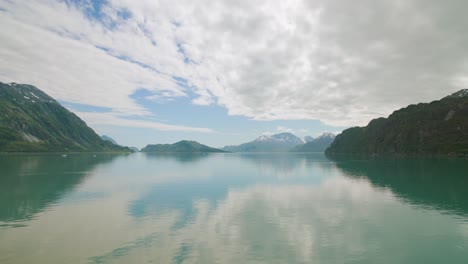beautiful mountains in glacier bay, alaska seen from a moving ship. for projects requiring longer clips in higher resolution, visit stockplates.
