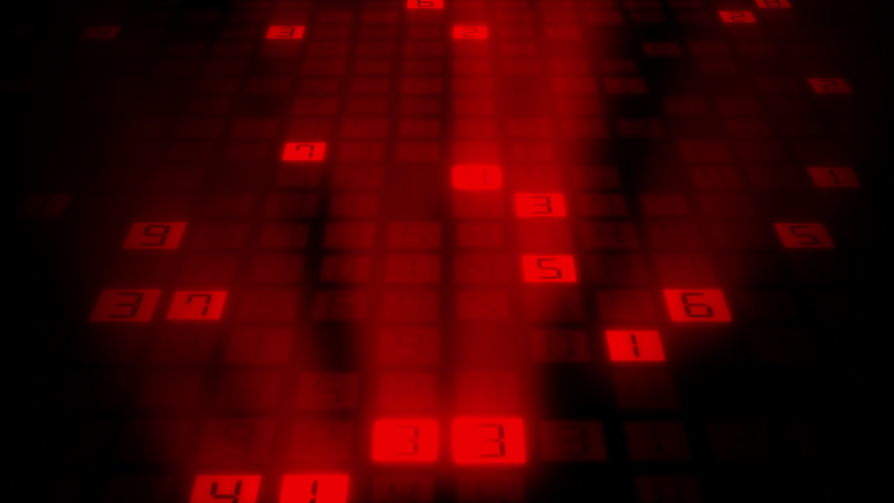 이진 코드와 함께 추상적인 배경